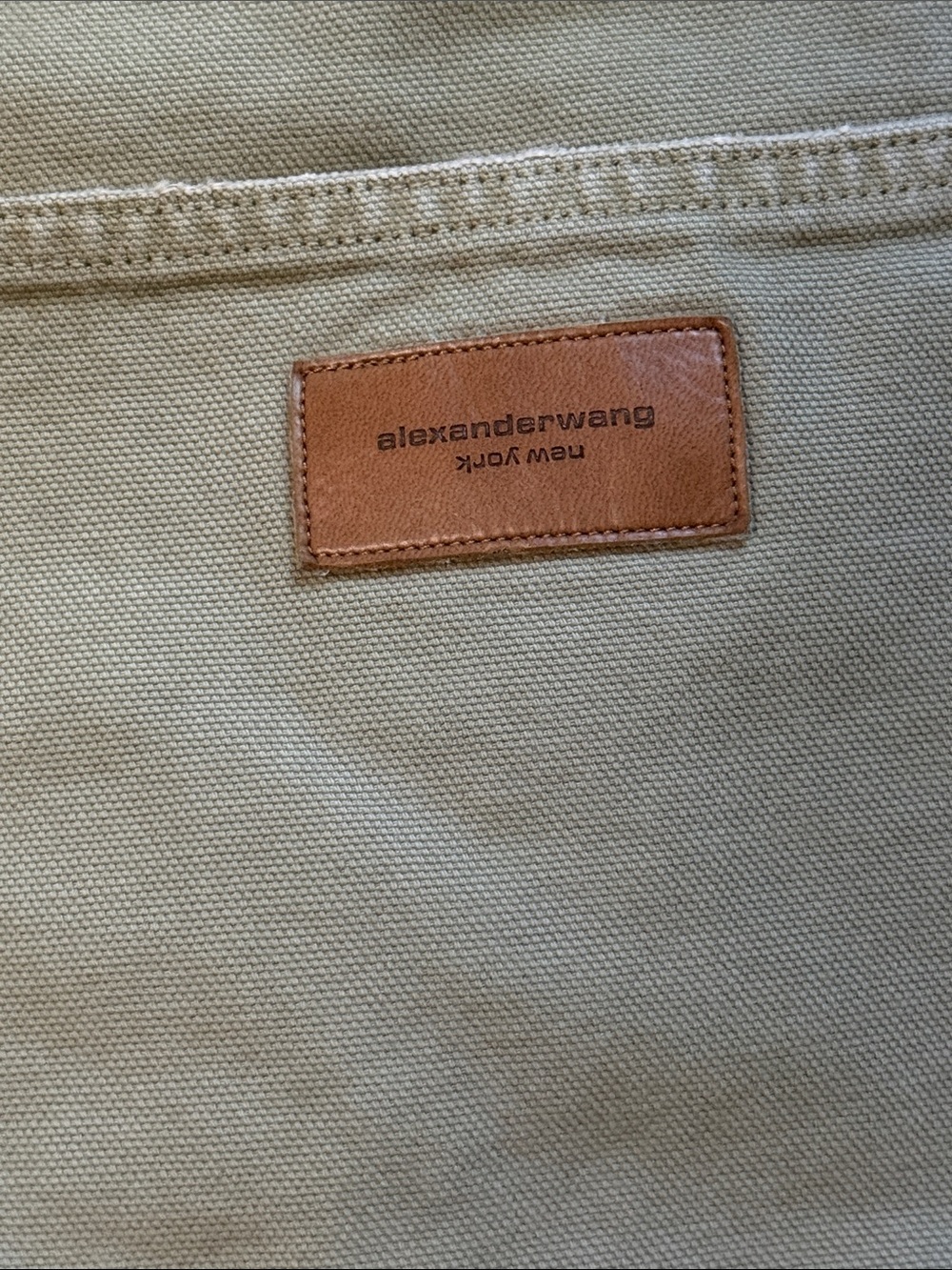 Like New Authentic Alexander Wang Zip Mid-Rise Carpenter Pants - Picture 15 of 16